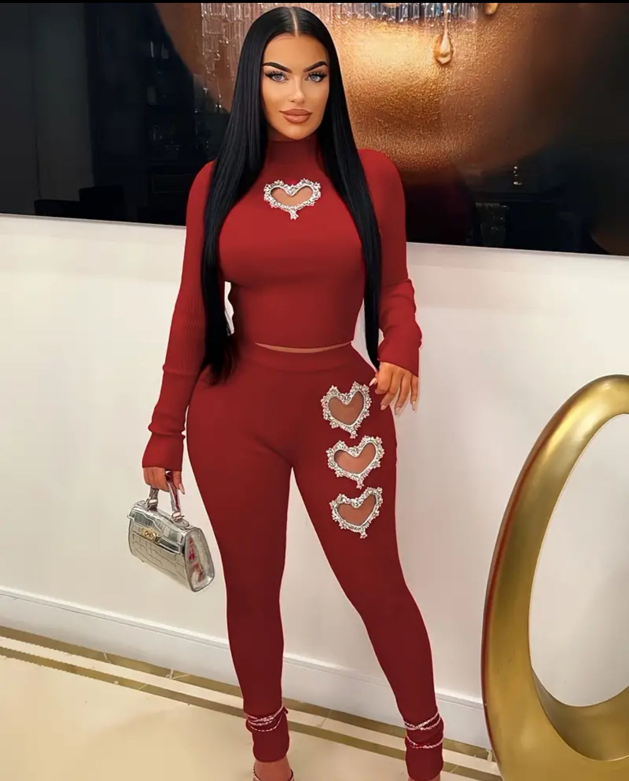 My sexy heart 2 piece jumpsuit