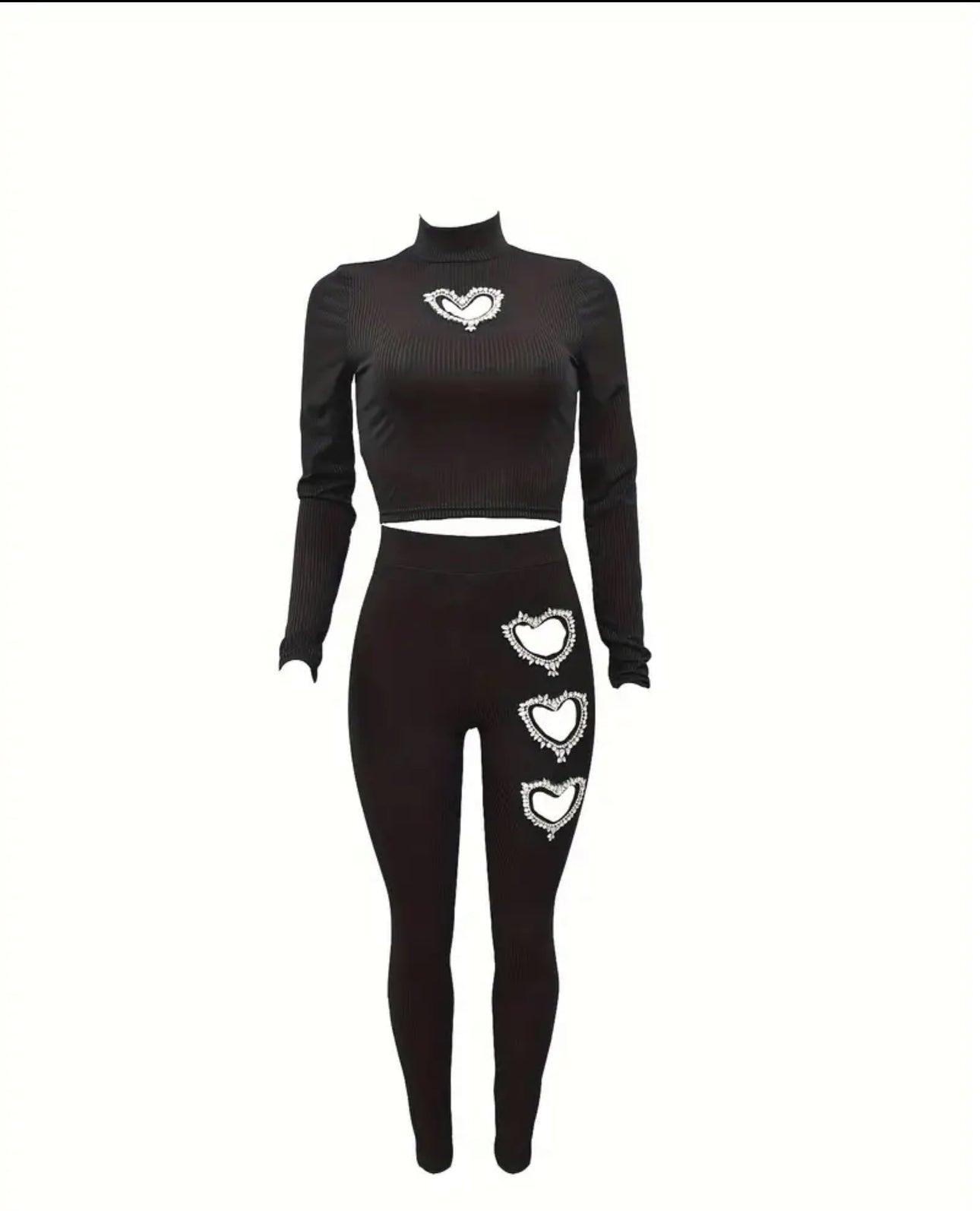 My sexy heart 2 piece jumpsuit