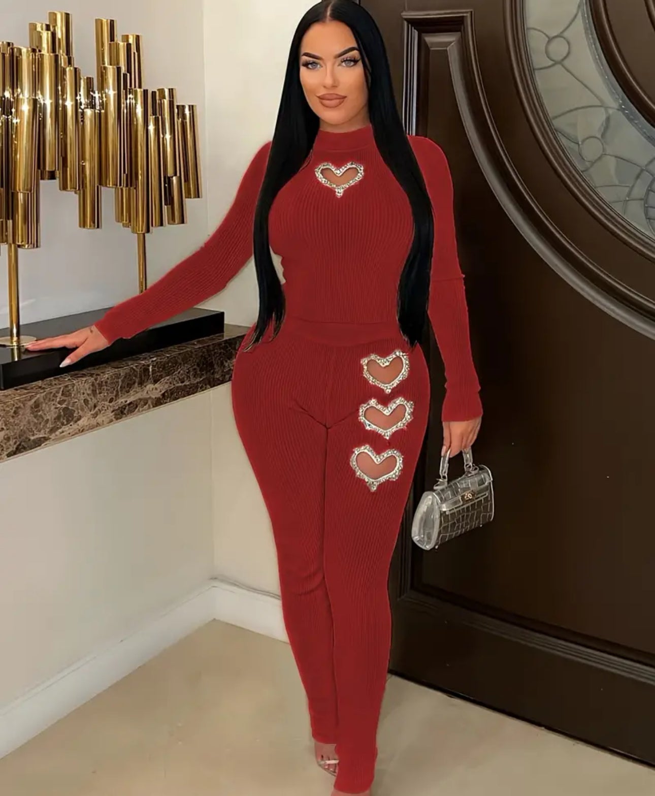 My sexy heart 2 piece jumpsuit